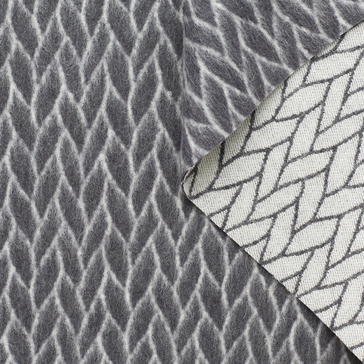 Bonded Herringbone Hairy Drap