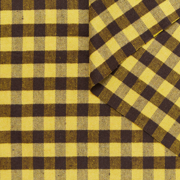Linen & Wool Tartan Flannel