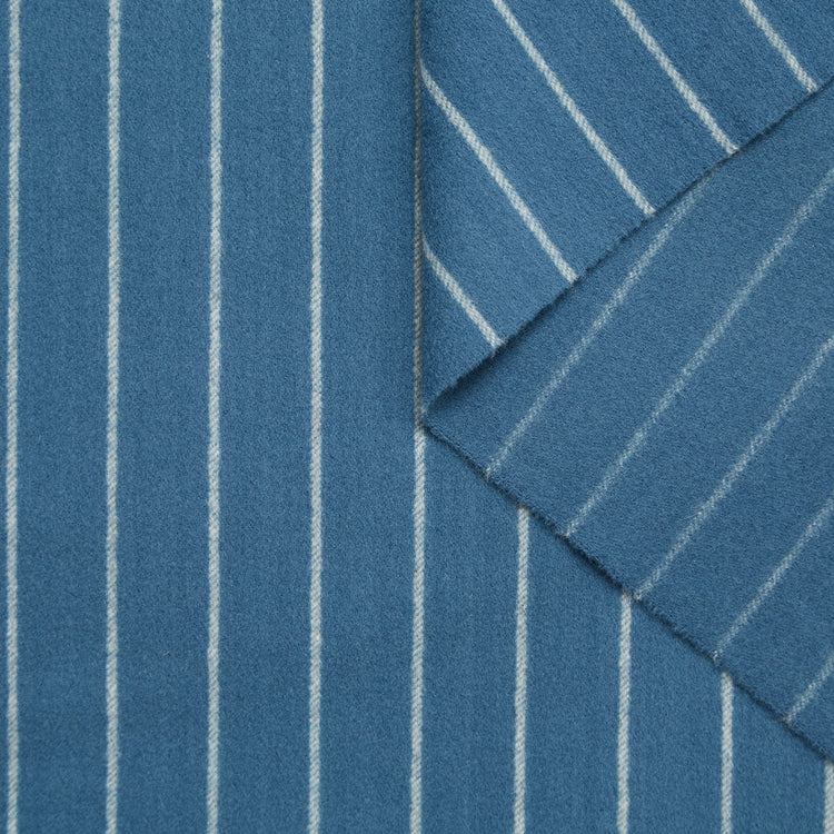 Fire Retardant Brushed Striped Drap