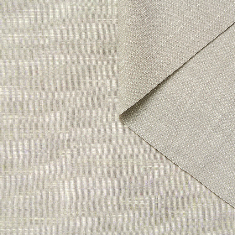 Slubbed Virgin Wool & Cotton Canvas