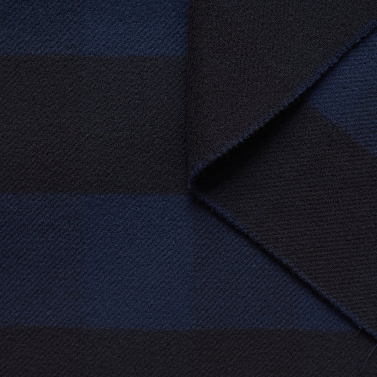 Large Check Splittable Virgin Wool