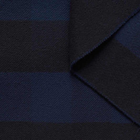 Large Check Splittable Virgin Wool