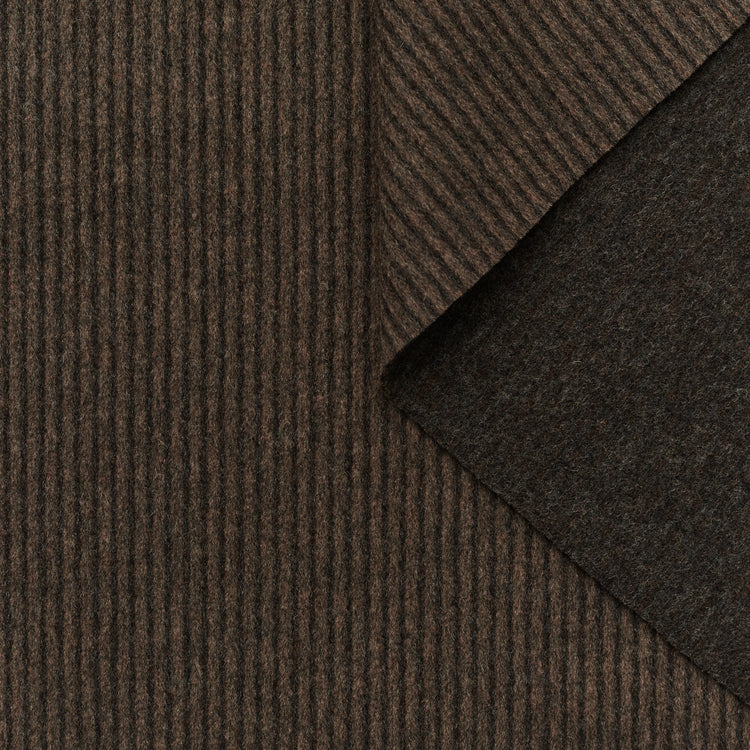Stain Resistant Pinstriped Wool Drap