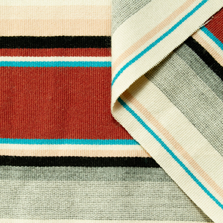 Wool & Cotton Striped Drap 155 x 160cm Pannel