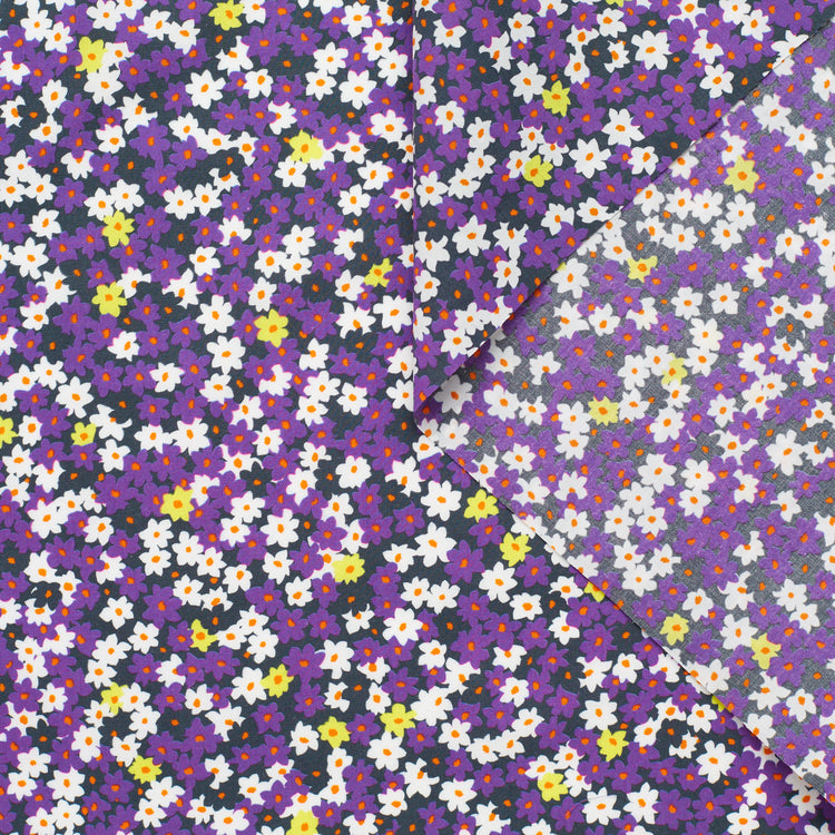 Micro Jackie Flower Print Poplin