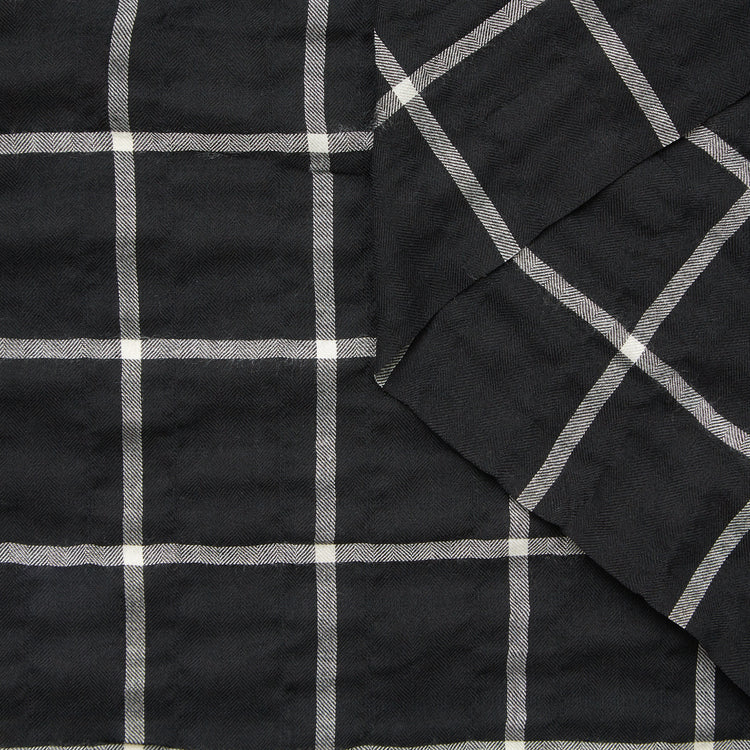 Tartan Herringbone Seersucker