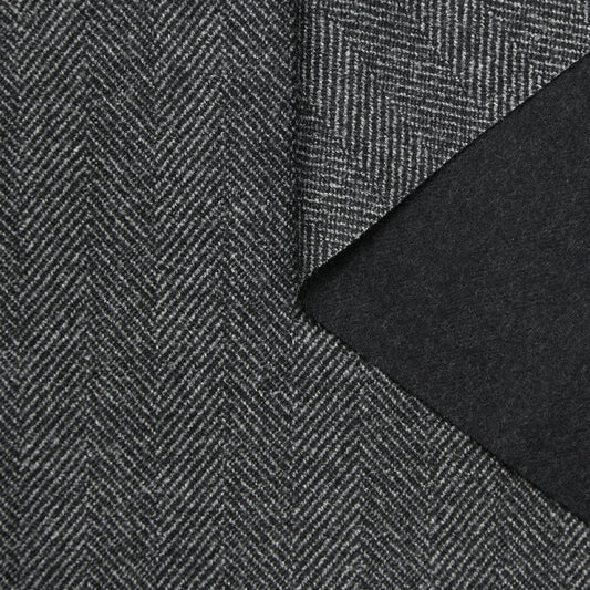 Wool Herringbone Drap