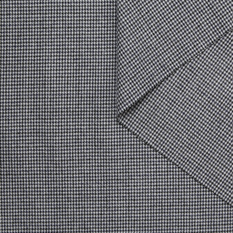 Bi-Stretch Micro Houndstooth Suiting Wool RWS