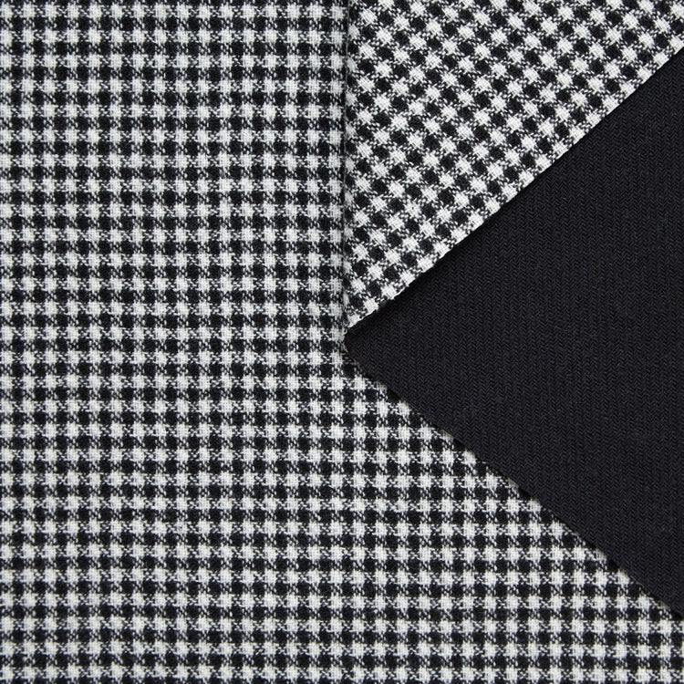 Gingham Cotton & Wool Drap