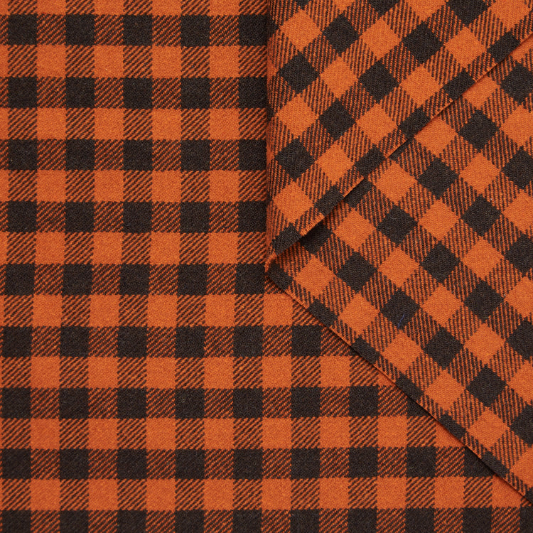 Checked Wool Drap