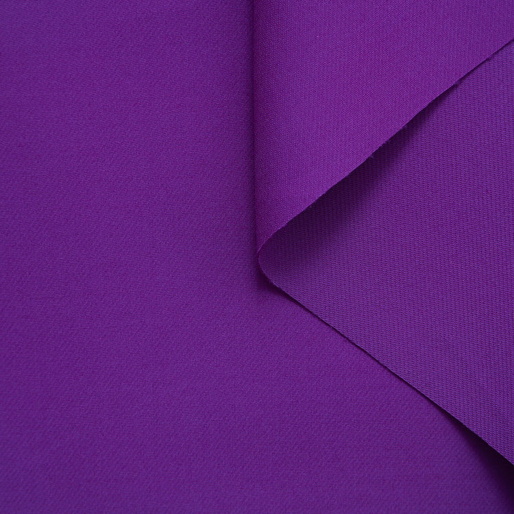 Double Face Wool & Silk Crepe