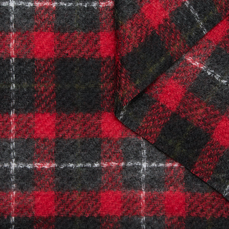 Fluffy Mohair Tartan RWS
