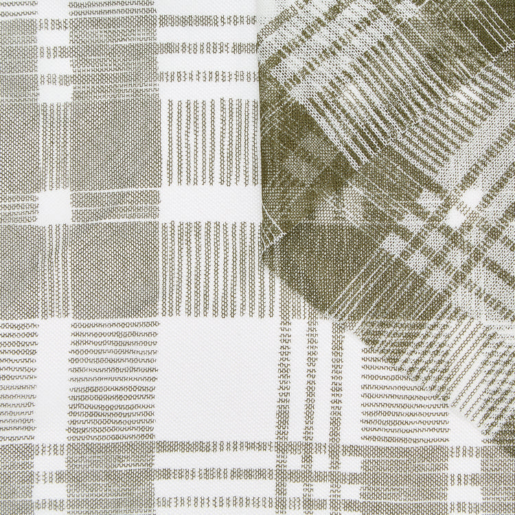 Check Print Cotton Tulle
