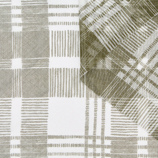 Check Print Cotton Tulle