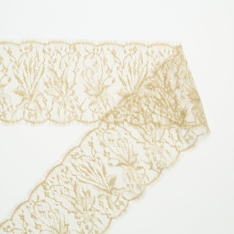 Metallic Floral Galloon 11cm