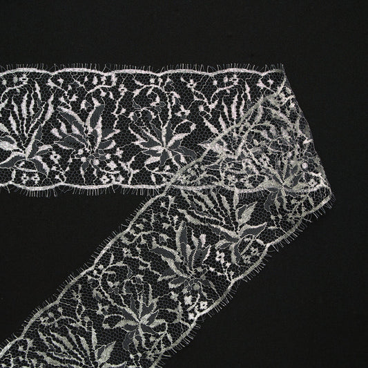 Metallic Floral Galloon 10cm