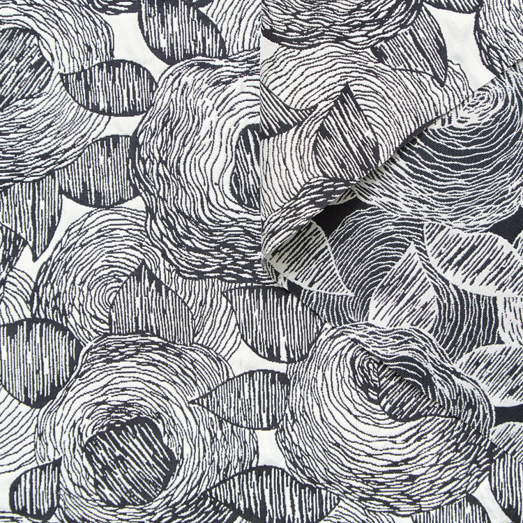 Flower Silk & Cotton Jacquard