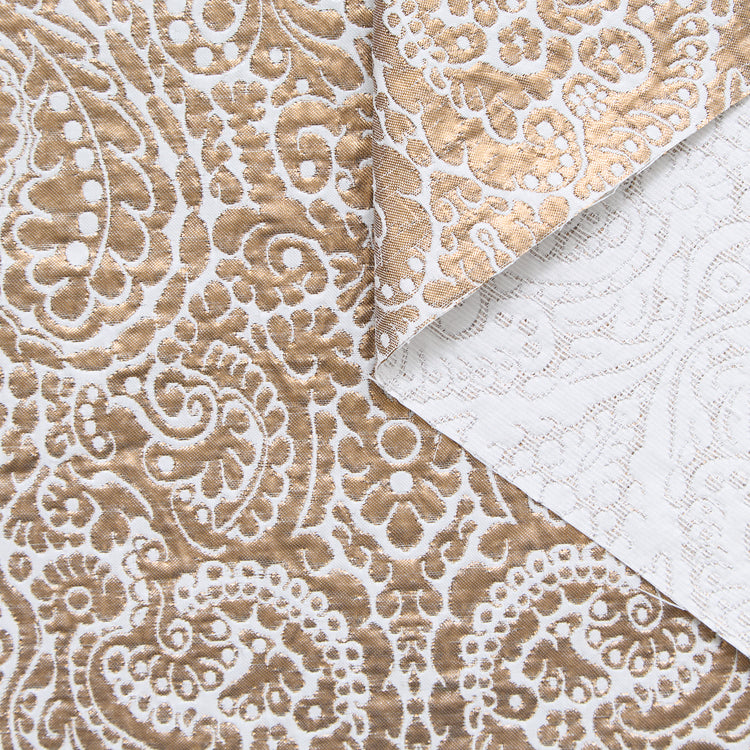 Shiny Floral Damask Jacquard