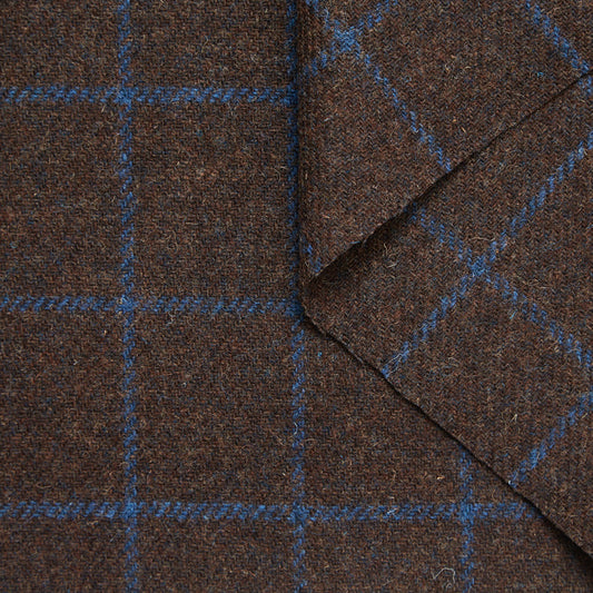 Fire Retardant Virgin Wool Windowpane
