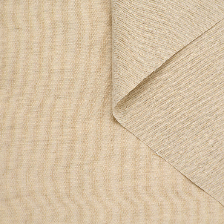 Linen & Virgin Wool Crepe
