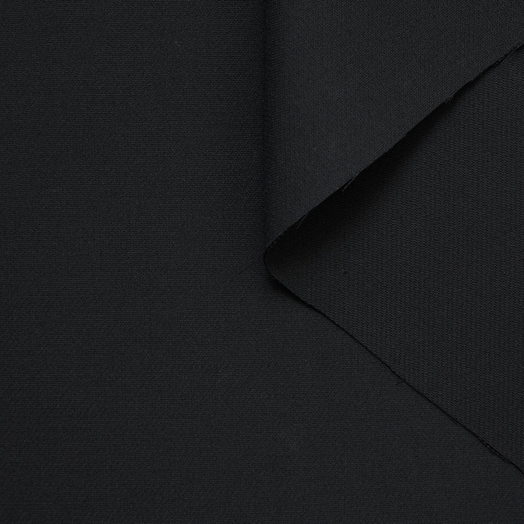 Double Face Wool & Silk Crepe