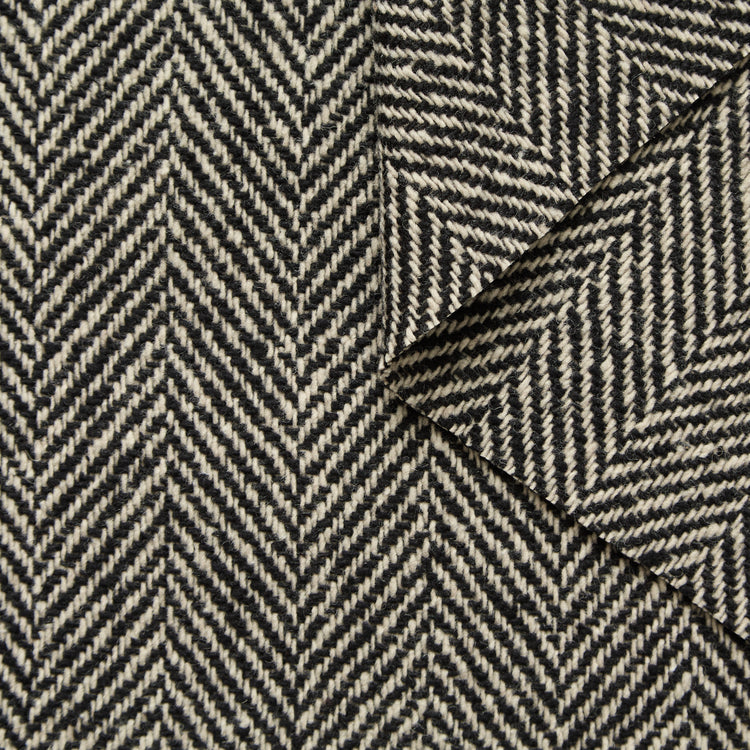 Wool Herringbone Tweed