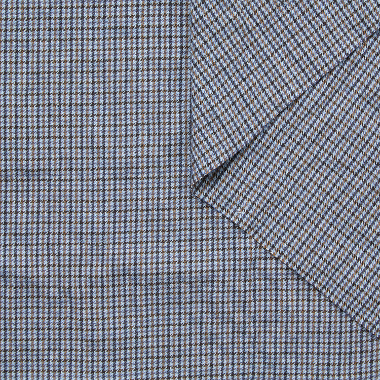 Wool & Cotton Houndstooth Seersucker