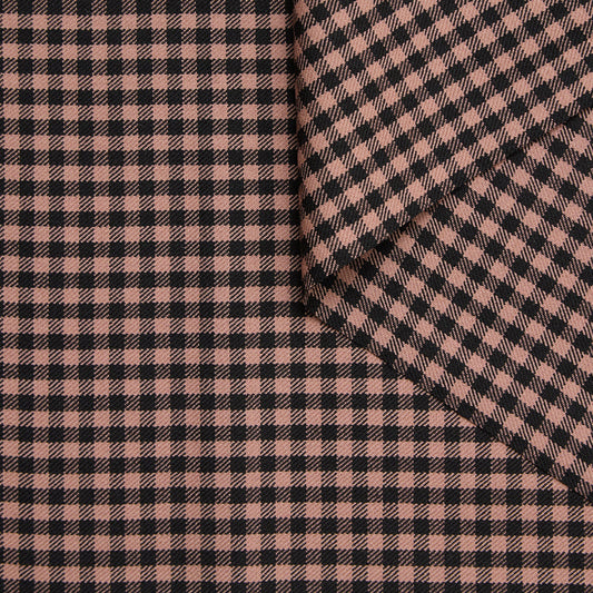 Houndstooth Wool Drap
