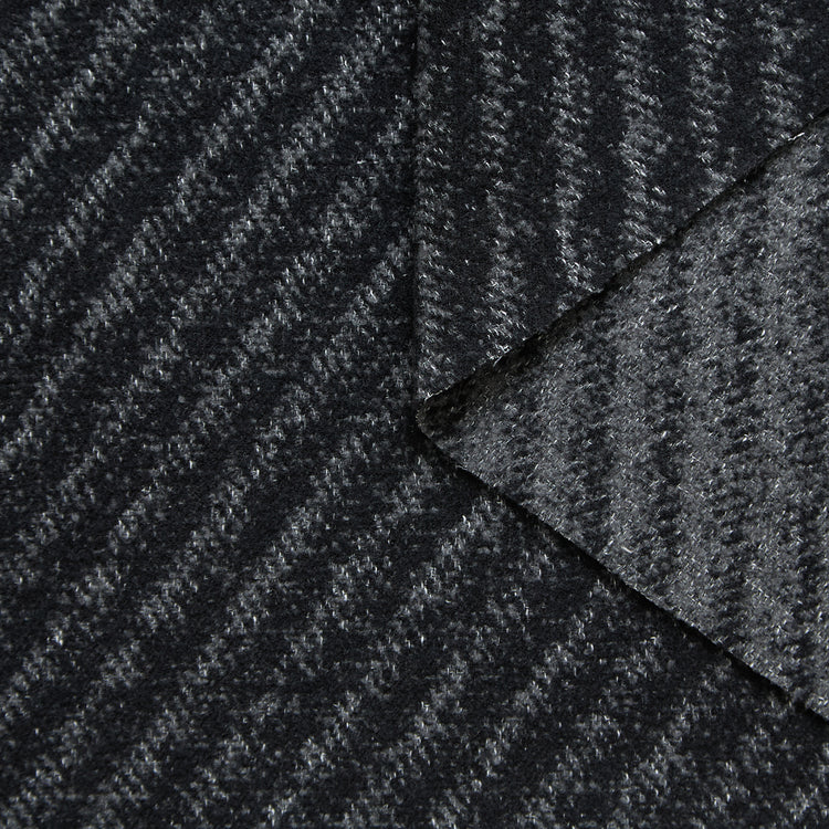 Bouclé Bicolor Virgin Wool & Cashmere Natté