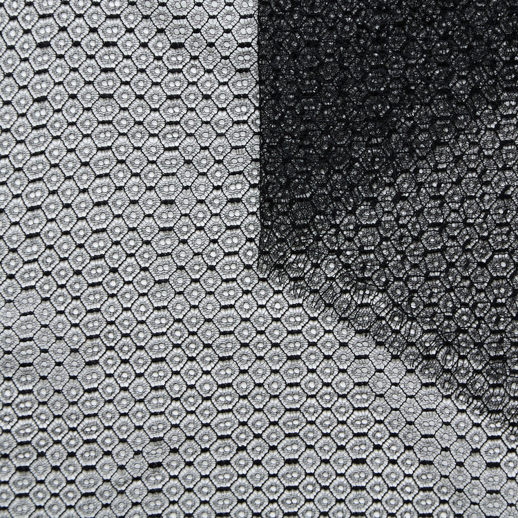 Hexagonal Cotton Guipure