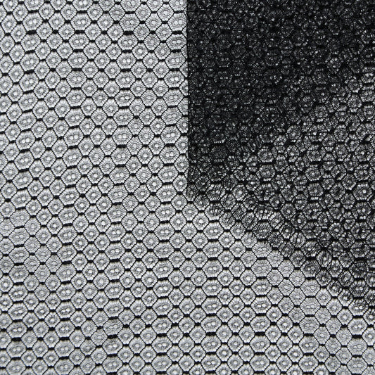 Hexagonal Cotton Guipure