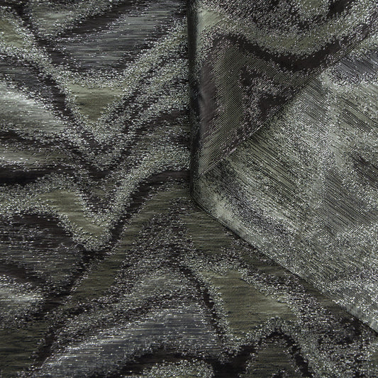 Moiré Lurex Jacquard