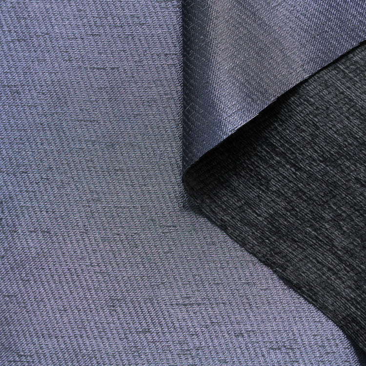 Lamé Twill with Chenille Yarn