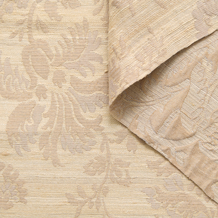 Floral Melange Silk & Linen Jacquard