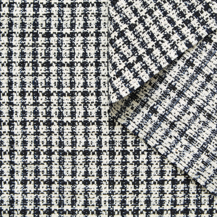 Bicolor Check Wool Tweed
