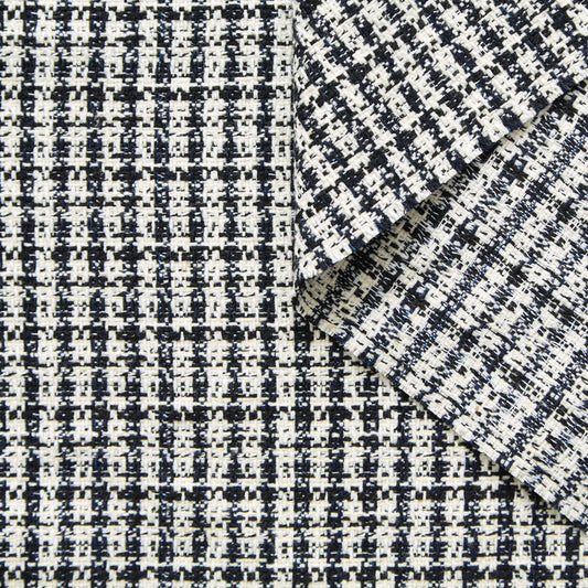 Bicolor Check Wool Tweed