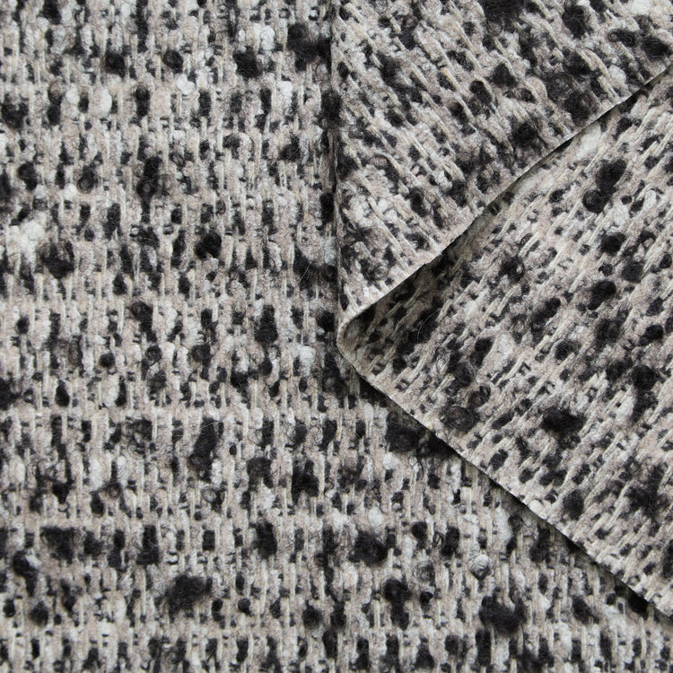 Bouclé Tweed with Marbled Effect