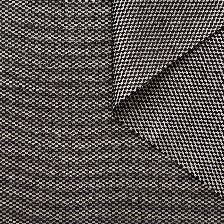 Lamé Natté with Chenille Yarn