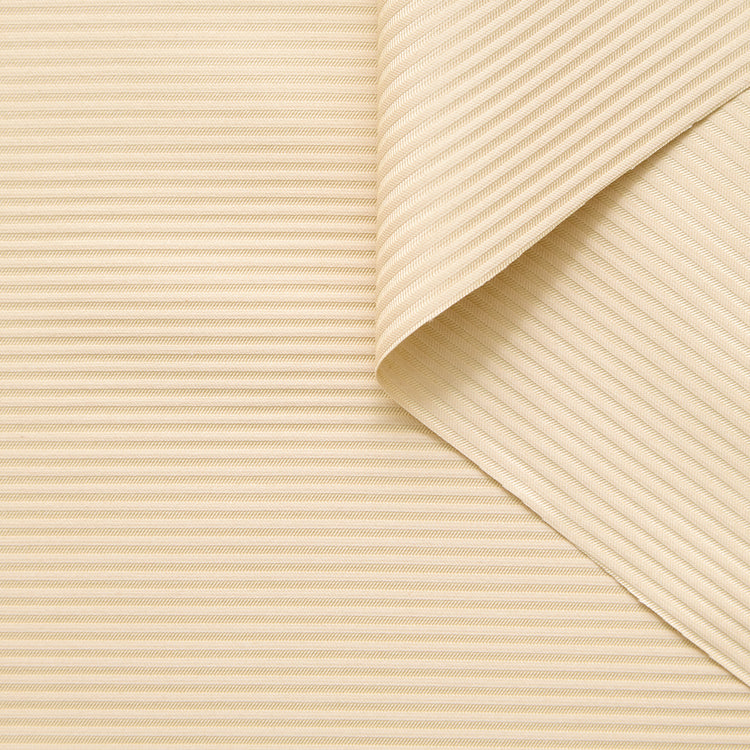 Tone on Tone Stripe Cotton & Viscose Canvas