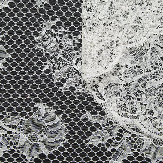 Floral Viscose & Cotton Lace