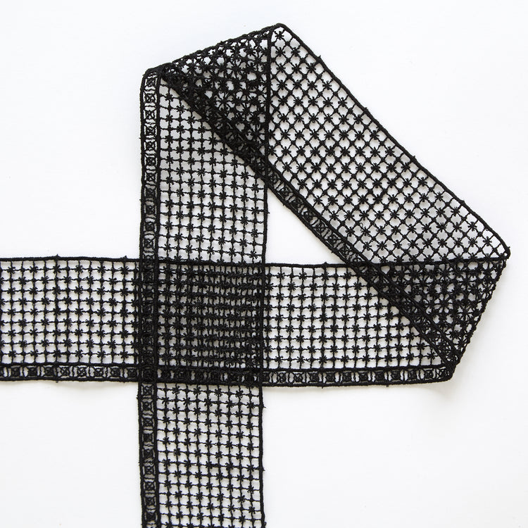 Micro Tile Cotton Guipure Galloon 5cm