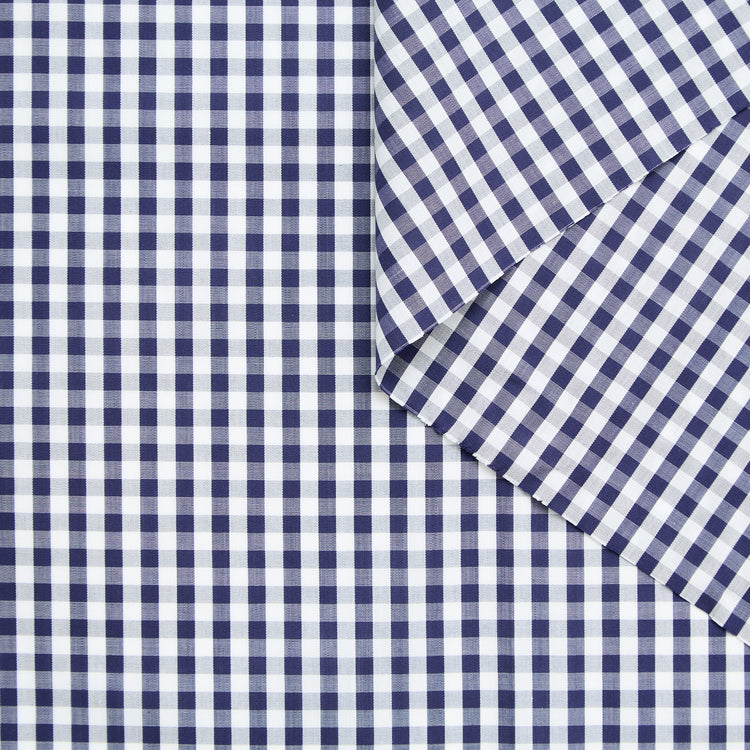 Micro Gingham Cotton Poplin