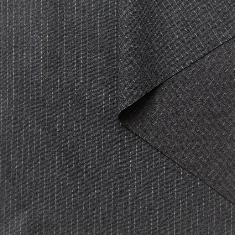 Pinstripe Virgin Wool Flannel RWS