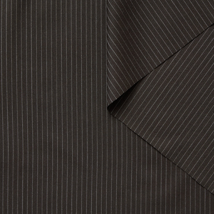 Pinstripe Virgin Wool Suiting RWS