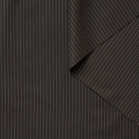 Pinstripe Virgin Wool Suiting RWS