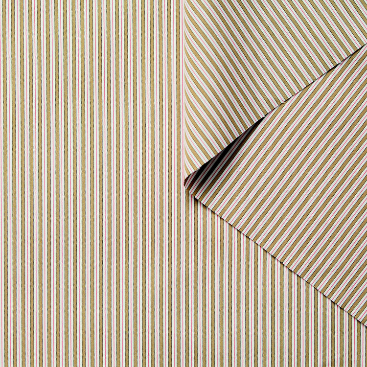 Striped Cotton Poplin GOTS