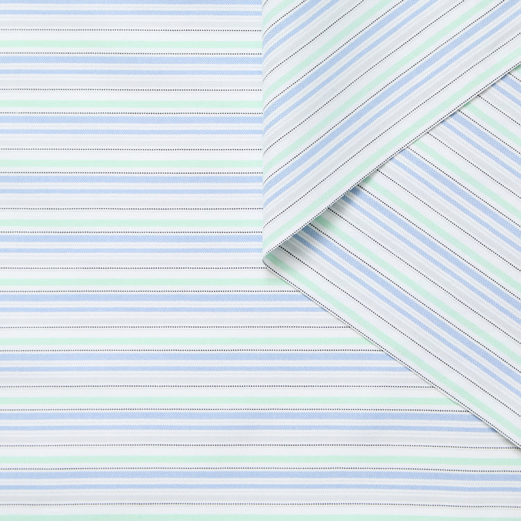 Bayadere Striped Cotton Oxford GOTS