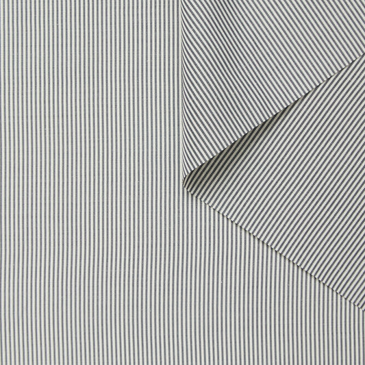 Striped Viscose & Ramie Poplin FSC / RWS