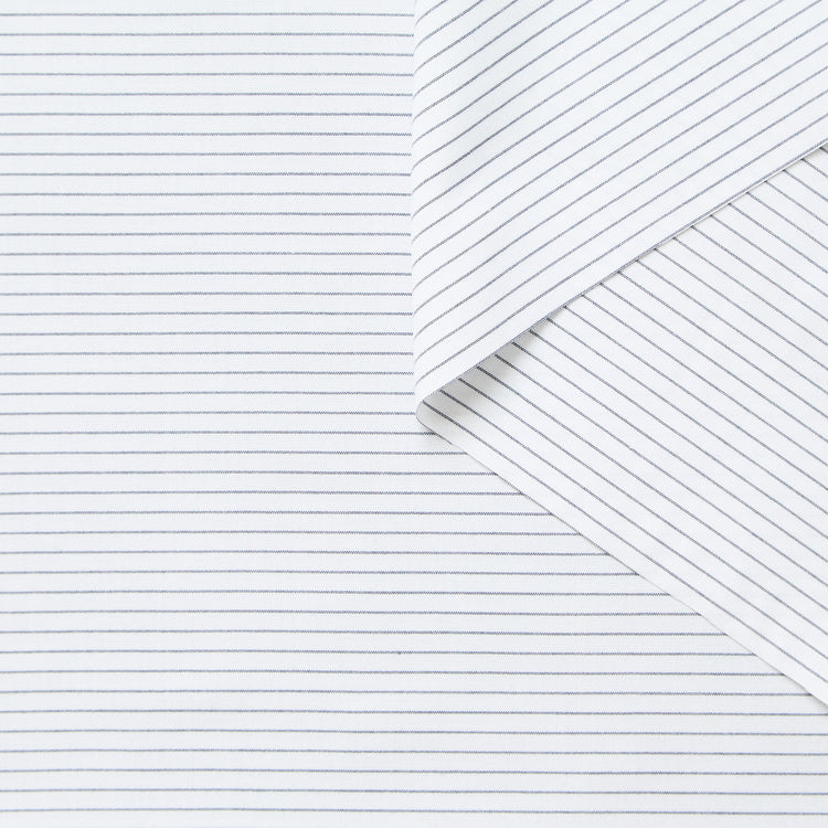 Horizontal Stripes Cotton Oxford