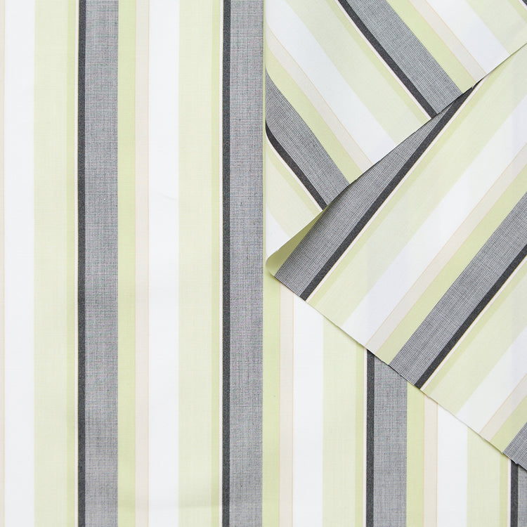 Fil a Fil Striped Cotton Poplin